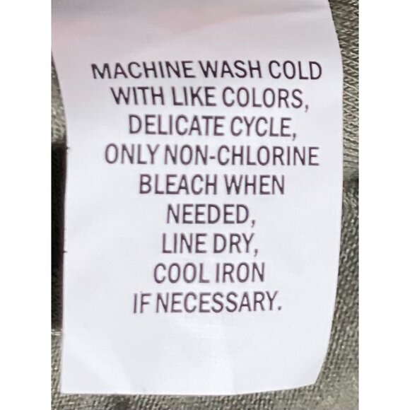 Falls Creek Womens Plus Size 2X Olive Green Tunic Top With Ribbed Sleeves - Picture 8 of 14